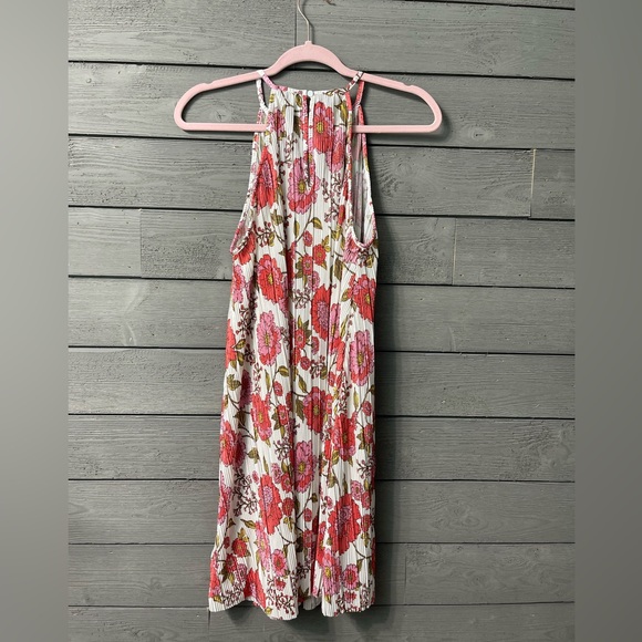 NWT Steve Madden Ada Swing Floral Shift Mini Dress in Vintage Floral Sz L Fall - Picture 7 of 12